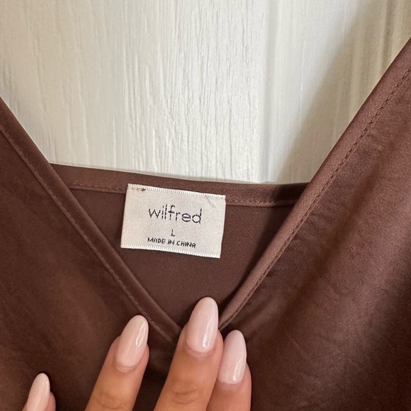 Aritzia slip dress brown - Picture 3 of 4